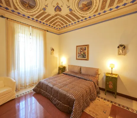 Historic house with garden in front of the Grotta Giusti Thermal pool near Lucca - 公寓