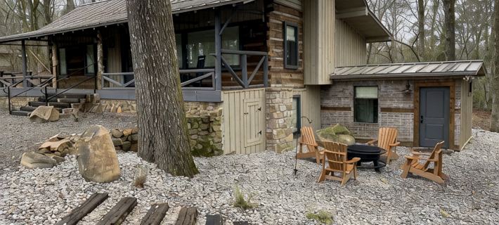 Modern cabin on beautiful Lake Greeson 45 minutes from Hot Springs! Hotels in Pike County