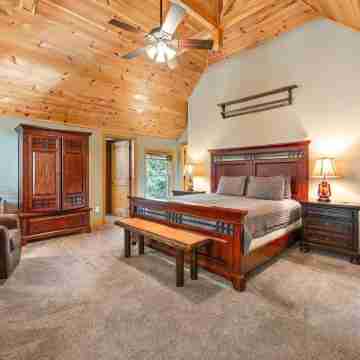 Kim's Cove Motorcycle-Friendly Cabin Features Game Room by RedAwning Rooms