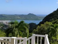 MIGALINE. Creole villa with breathtaking views of the Caribbean Sea
