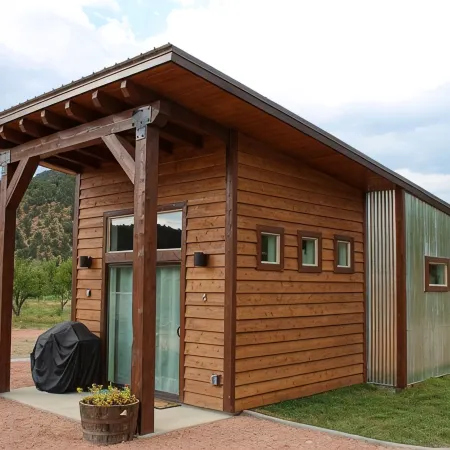 Modern Tiny House in Apple Orchard w/Mountain View! Between Zion and Bryce