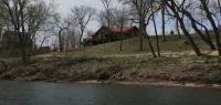 Secluded and remote cabin on the White River