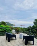 Luxury Bungalow/Mobile Home with Ocean View on the Ile d'Or, Saint-Raphaël—Accommodates 4 People - สระว่ายน้ำส่วนตัว