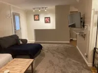 3 bedroom, 2 bath in a quiet neighborhood. Newly remodeled side of a duplex.