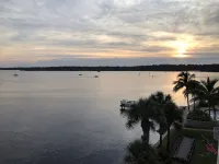 Million-Dollar Water Front view and location on beautiful Boca Ciega Bay.