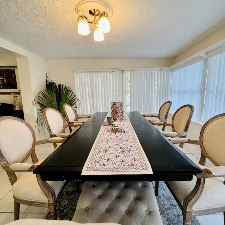 Charming Residential Home with heated outdoor pool, clean and cozy