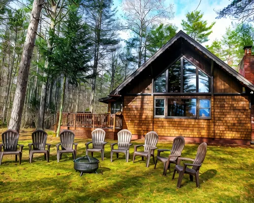 NEW Whiteface Mtn. View Cabin close to Lake Placid Hotels in Jay
