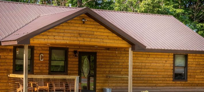 Cayuga Lake Cabins, Gorgeous Log Cabin home, Cabin C, fire pit, dog friendly Hotels in Seneca County
