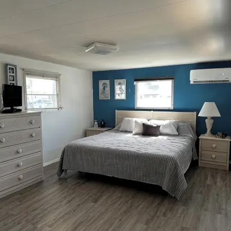 Canal-Front Coastal Escape with Private Dock & King Suite