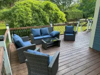Charming Victorian Estate with AC, WiFi with water views in East Boothbay