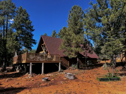 Beautiful cabin, stunning view, spacious deck. Price includes cleaning fee, etc. - 4-Star