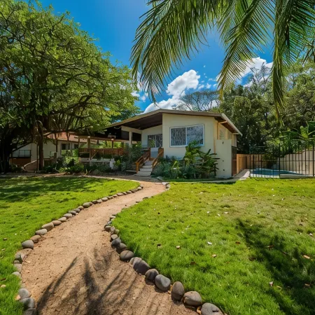 Tamarindo's Hidden Gem, Tropical oasis 3 BR Beachfront Home, with private pool.