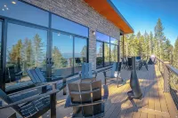 Luxury Cabin on Ski Bike Trail, 4Br, Hot Tub with Mountain Views - Chalets
