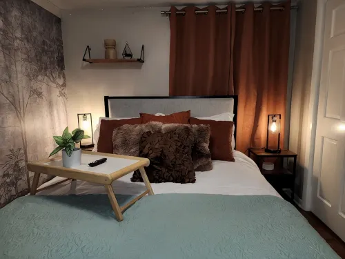 Cozy 2 bd/1ba upper apt -Free WIFI, parking -1mi to Geneva 3rd & Chicago Metra - Apartments