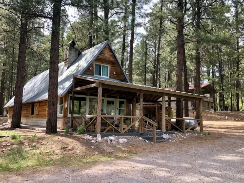 The GETAWAY nestled in the Brazos Cliffs near the river. - 4-Star