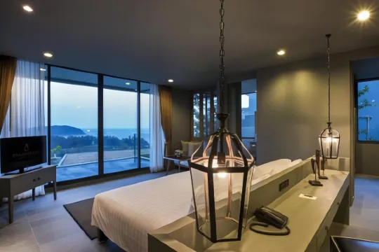 サンスリ プーケット ナイハーン ビーチの客室の様子