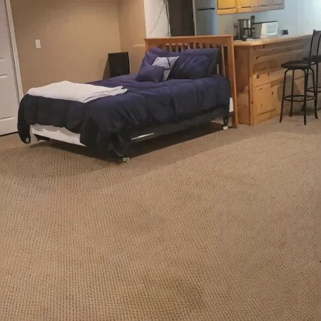 Basement Bedroom Suite in the country with Hot Tub