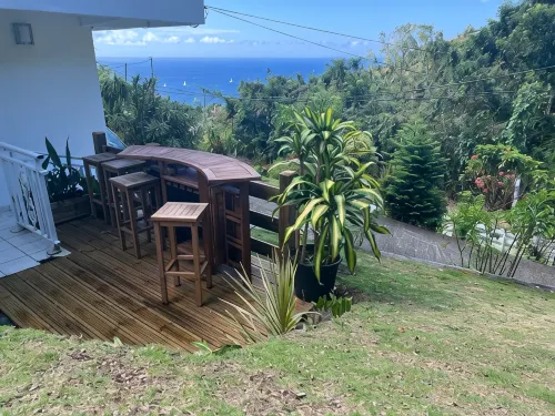 Lower villa with sea and mountain views - 2-Star