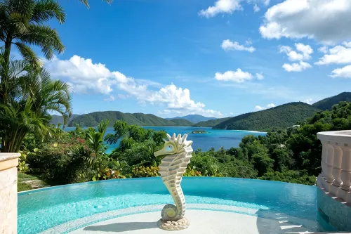 Villa Delfina- Private Beach! Spacious 5 Bedroom Villa in Lower Peter Bay!