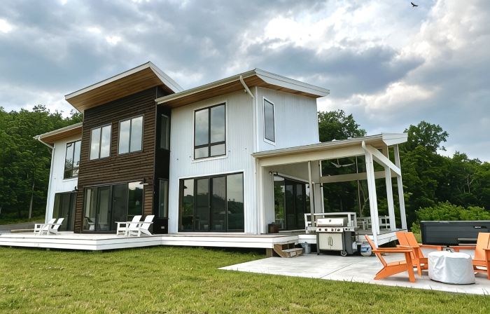 Lost River Solar - Modern 4Br+Lofts. Hot Tub w/Epic Views! Swim + Fish Pond!
