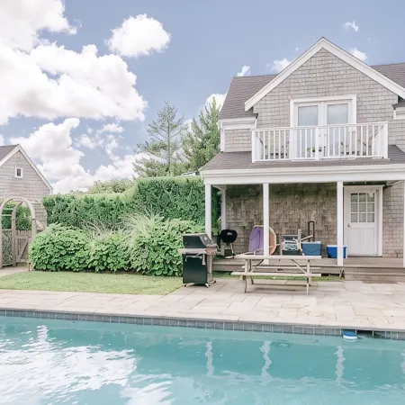Adorable guest house with saltwater pool and spa with views close to beach