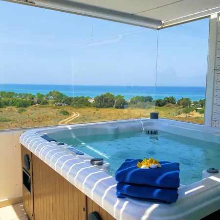 Seabreeze, a new luxury seafront villa for up to 9 people