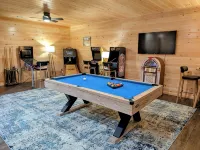 Spacious Mountain Retreat w/ Hot Tub & Game Room