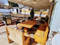 Charming 1938 Pueblo Home with Game Room, Firepit and Boho Bedroom - 3-Star