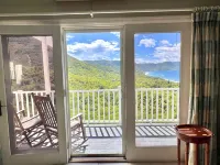 Quiet hillside villa with expansive sea, beach, and mountain views... - Mountain view