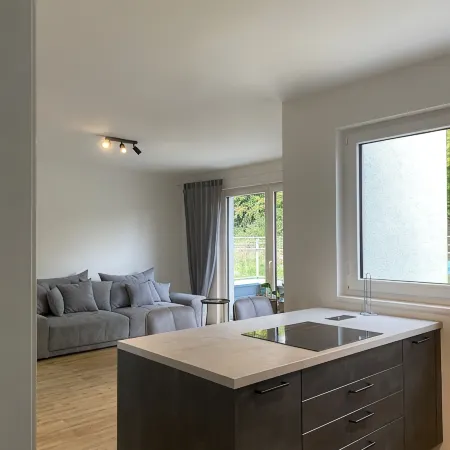 Modern living in the middle of the Eifel National Park, 10 minutes from the lake