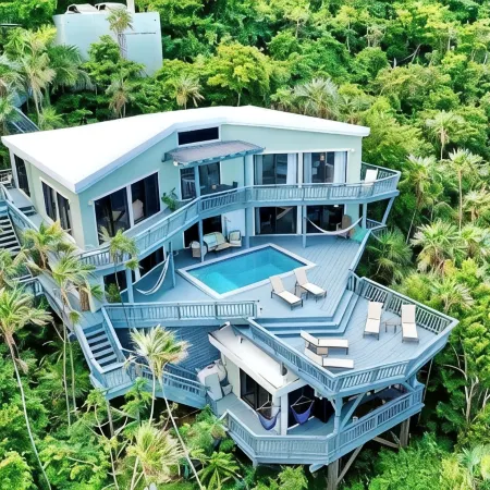 Oceanfront Villa-Private Pool-Panoramic Views -Sleeps 12