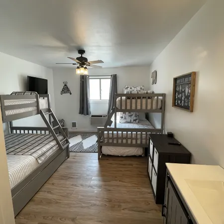 4-bedroom apartment right across from rodeo in cody - or rent the whole lodge!