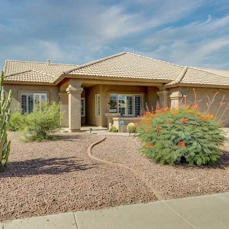 Backyard Luxury with Private Pool and Hot Tub on Golf Course