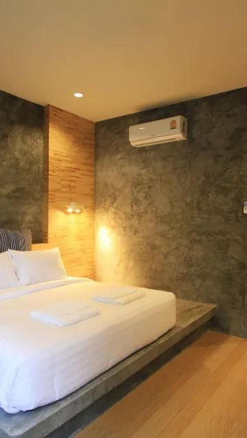 ห้องซูพีเรียร์ เตียงใหญ่ 1 เตียง วิวสวน