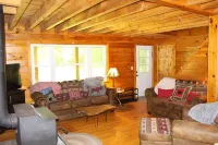 Log Cabin Near town