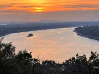 Panoramic View of Lake Marble Falls- 4BRM 10 Acres 1 King and 3 Queen Beds Hotels in Marble Falls