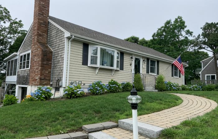 Centrally located home with patio, a/c included, walking distance from town.