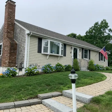Centrally located home with patio, a/c included, walking distance from town.