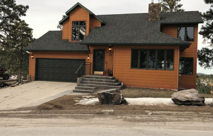 Enjoy The Views From This Lead Home Close To ATV/snowmobile trails and skiing