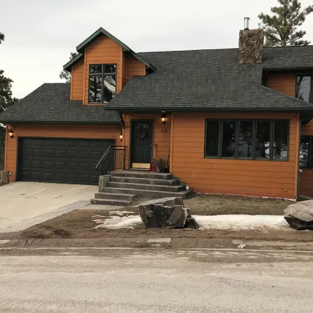 Enjoy The Views From This Lead Home Close To ATV/snowmobile trails and skiing