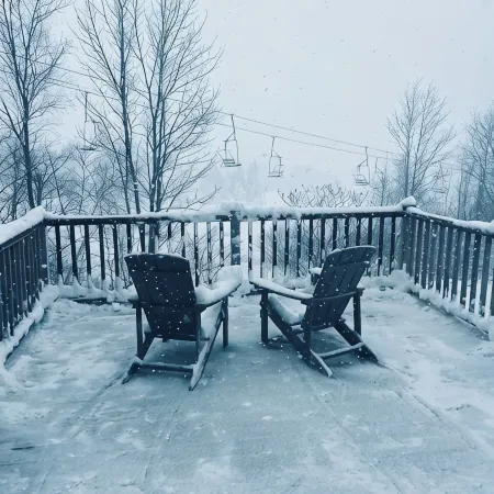 Apres Ski Luxury SKI-IN/OUT HUNTER MOUNTAIN Slopeside STEPS to Ski School Lodge