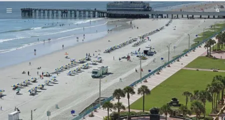 beachside condo with ocean and river views, new pool & onsite beach access Отели рядом с достопримечательностью «Парк Ван Авеню»