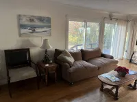 Cozy Cottage with access to and partially obstructed views of the bay.