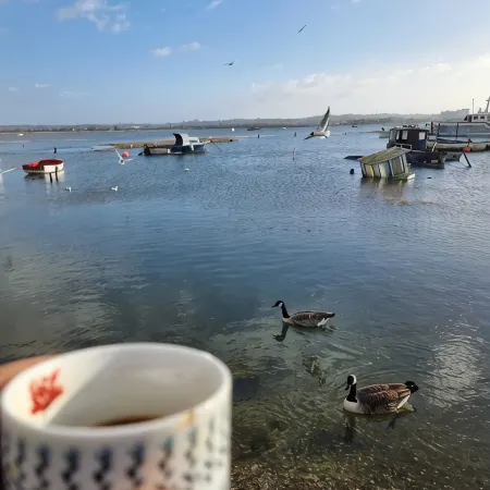 Poole, Holes Bay Harbour Nature Reserve - 'Right' next to the water :-) Sleeps 3