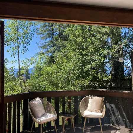 Cozy Cottage near Bigfork overlooking Flathead Lake in our Cherry Orchard