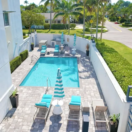 Stylish 2BR, 2BA Apartment with Balcony & Pool - Just Steps from the Beach