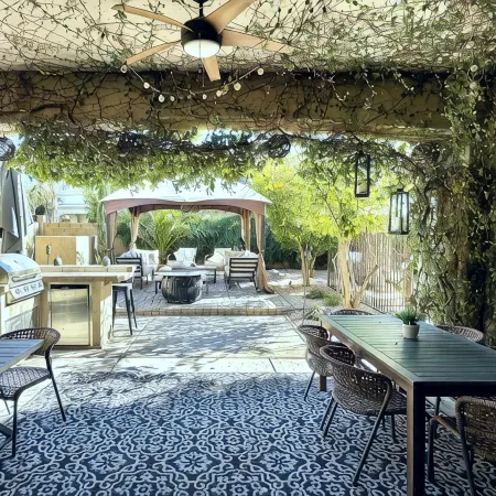6Br+ 5 Bath Luxury Desert Villa Resort Heated Saltwater Pool – Sleeps 12+