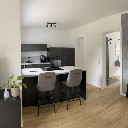 Modern living in the middle of the Eifel National Park, 10 minutes from the lake