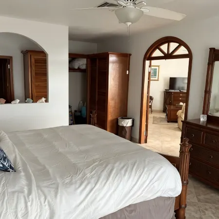 Cupecoy ocean view 2BR condo - pools/private beach