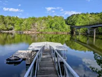 Luxurious cabin with fire pit, kayaks, and dock. - 3-Star